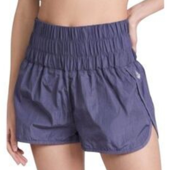 FP Movement by Free People Pants - Free People Movement Shorts The Way Home  Navy Quick Dry Womens Small